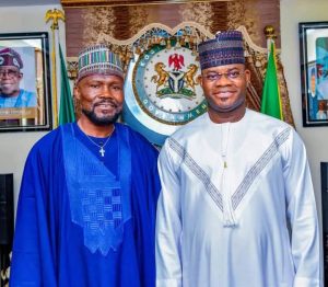 Dr. Erico Joseph Amen, a prominent member of the All Progressives Congress (APC) in Kogi State, (Left) and Former Kogi State Governor, Alhaji Yahaya Adoza Bello