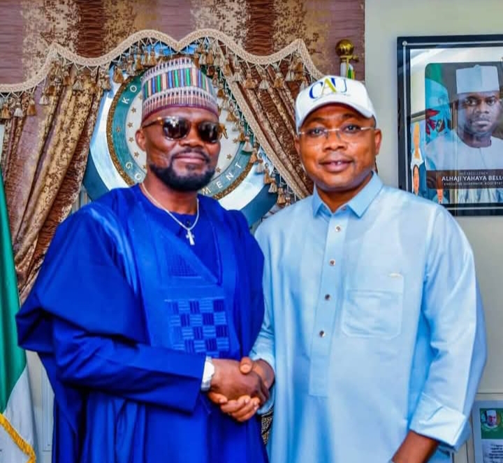 Dr. Erico Joseph Amen, a prominent member of the All Progressives Congress (APC) in Kogi State, (Left) and Kogi State Governor, Alhaji Usman Ahmed Ododo