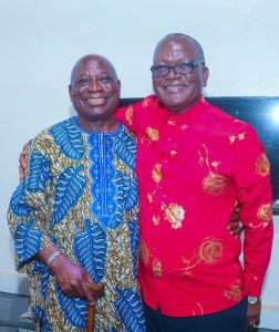 Second Republic politician and elder statesman, Senator Jack Tilley-Gyado,  and immediate past Governor of Benue State, Chief Samuel Ortom