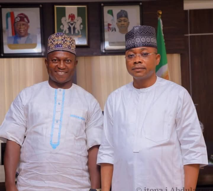 Prof. Salisu Ogbo Usman, FCIA, FABEN. Rector, Kogi State Polytechnic Lokoja and Kogi State Governor, Alhaji Ahmed Usman Ododo