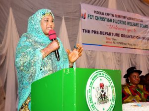 The Federal Capital Territory, FCT, Minister of State, Dr. Mariya Mahmoud 