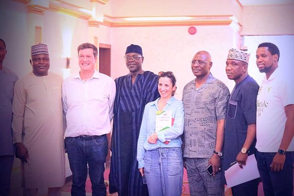 Nasarawa State House of Assembly members and delegation from the Netherlands under the auspices of Global Initiative for Food Security and Ecosystem Preservation in Lafia.