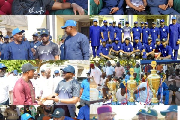 Images of people who shaped the Maikaya Foundation Football Tournament Final in Toto LG