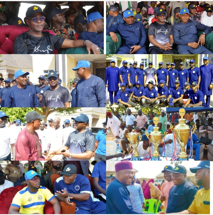 Images of people who shaped the Maikaya Foundation Football Tournament Final in Toto LG