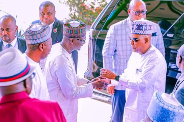 Nasarawa State Governor, Engineer Abdullahi Sule and Vice President Kashim Shettima