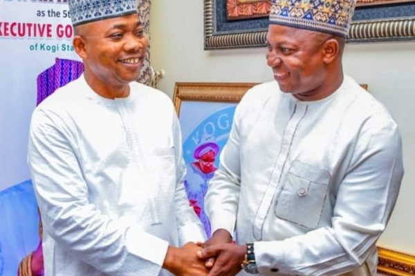 Kogi State Governor, Alhaji Ahmed Usman Ododo and Prof. Salisu O. Usman PhD, FCIA, FABEN Rector, Kogi State Polytechnic, Lokoja.