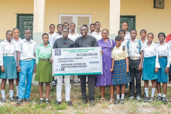 Charity foundation pays WAEC fees for 85 Isoko North students