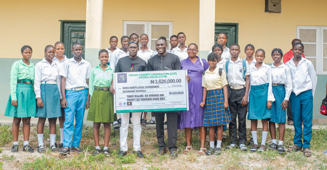 Charity foundation pays WAEC fees for 85 Isoko North students