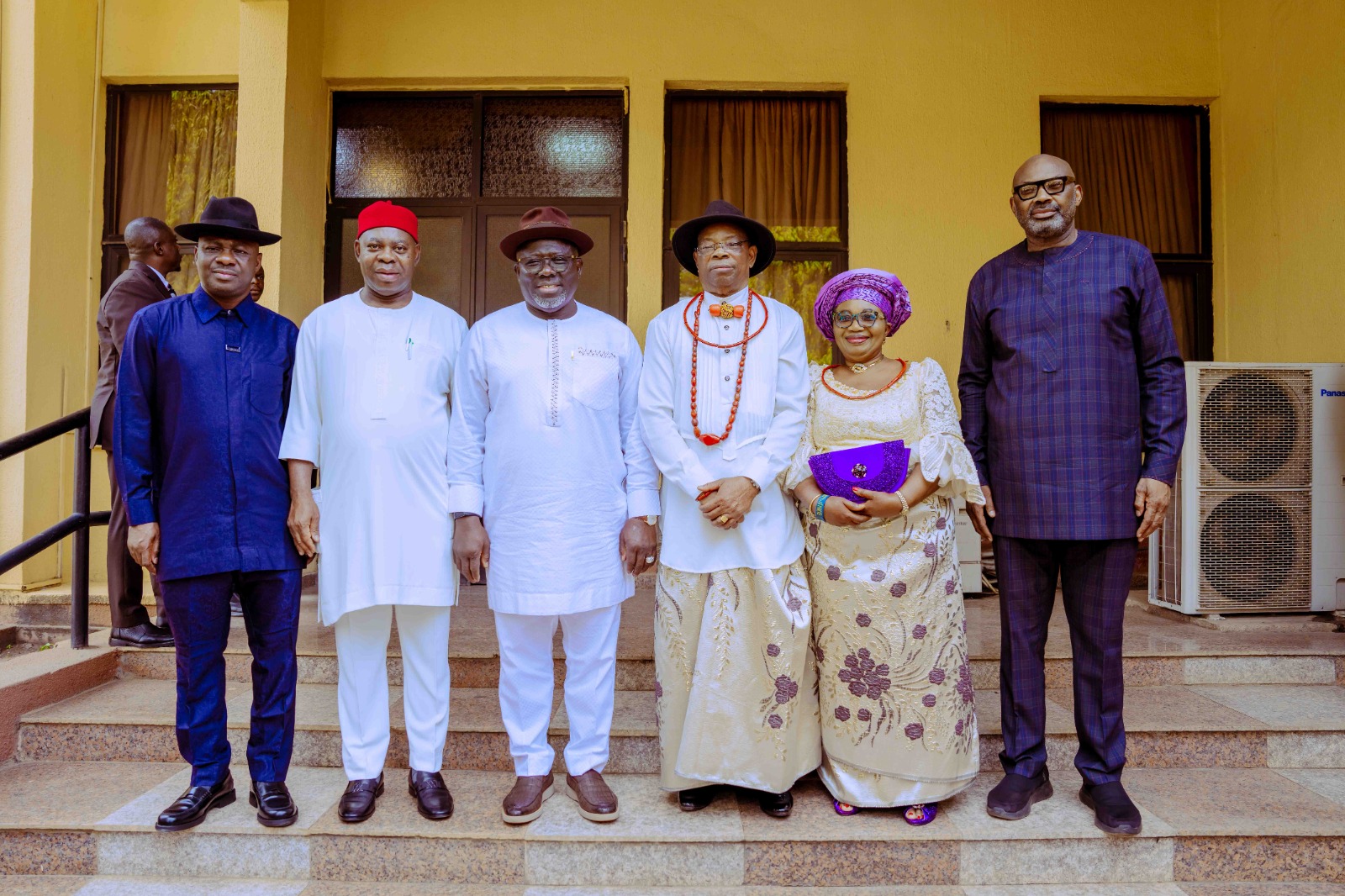 Rt. Hon. Sheriff Oborevwori, Governor of Delta State, Deputy Governor Onyeme, Sen. Amori and other prominent politicians