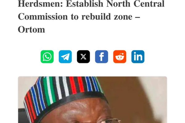 Ortom: A Champion for Nigeria's North Central Region