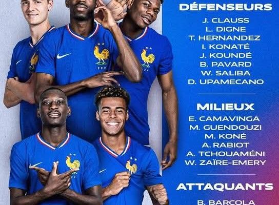 Mbappe, Dembele and Barcola make France's latest squad