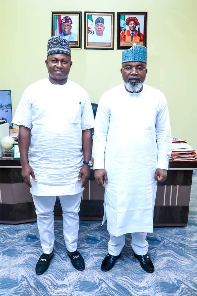 Prof. Salisu Ogbo Usman, PhD, FCIA, FABEN. Rector, Kogi State Polytechnic Lokoja and Commissioner for Local Government and Chieftaincy Affairs, Hon. Barr. Abdulsalam Ozigi Deedat