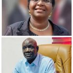 Director General, Delta State Orientation and Communications Bureau, Dr Fred Latimore Oghenesivbe Esq, and Dr. Mrs Minimim Oseji, the Delta State Head of Service