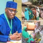 Ramadan: Federal Commissioner Aliyu Tijani shares food items to vulnerable women in Nasarawa