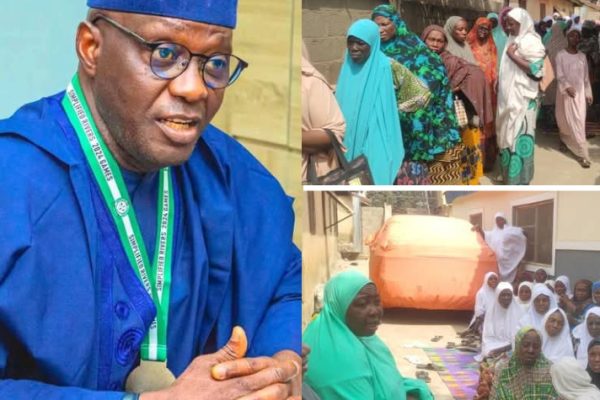 Ramadan: Federal Commissioner Aliyu Tijani shares food items to vulnerable women in Nasarawa