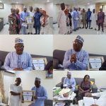 Hon. Barr. Muhammed Tanko Musa (Osuku), the Executive Chairman of Kogi State Civil Service Commission receiving award for his remarkable congratulations to development of Kogi State