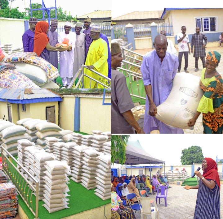 Nasarawa's only female legislator, Dr Danyaro, distributes millions of naira worth of items to constituents for Ramadan