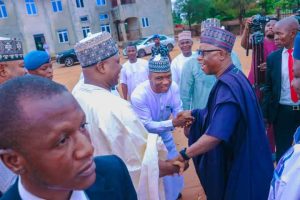 Former Nasarawa Speaker, Rt. Hon. Ibrahim Balarabe Abdullahi and incumbent Speaker, Rt. Hon. Danladi Jatau