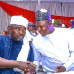 Kogi State Chairman of the All Progressives Congress (APC) Alhaji Abdullahi Bello (aka Dollars) and Professor Salisu Ogbo Usman, PhD, FCIA, FABEN Rector, Kogi State Polytechnic Lokoja