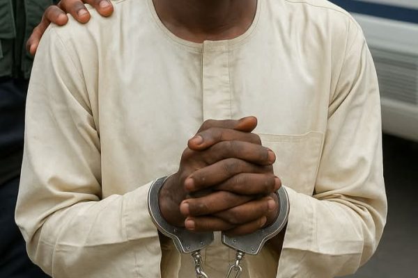 Breaking News: Yahaya Zango, Wanted for Kidnapping, Arrested at Abuja Airport While Preparing for Hajj Pilgrimage Yahaya Zango, a wanted kidnapper, at the Abuja Hajj Camp during the screening of pilgrims preparing for the 2025 Hajj pilgrimage to Saudi Arabia.