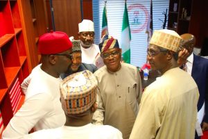 Mr. Nyesom Wike, the Minister of the Federal Capital Territory and some Senators