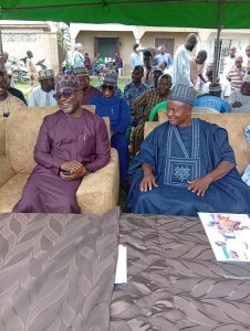 Chief Dr. Musa Muhammed Maikaya, the Chief Executive Officer, Maikaya Development Foundation and Hon. Aliyu Abdullahi Tashas, the immediate past Executive Chairman Toto LGC