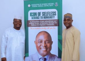 Chief Operating Officer of Maikaya Development Foundation, Rt. Hon Shuaibu Sani and CEO Maikaya Development Foundation, Dr. Musa Muhammed Maikaya,