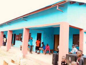 The renovated Kandele community school.