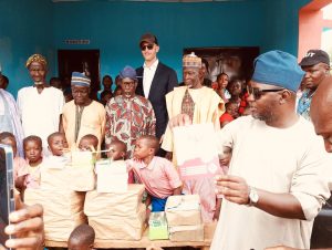 The management of PTM during the official handing over of renovated school.