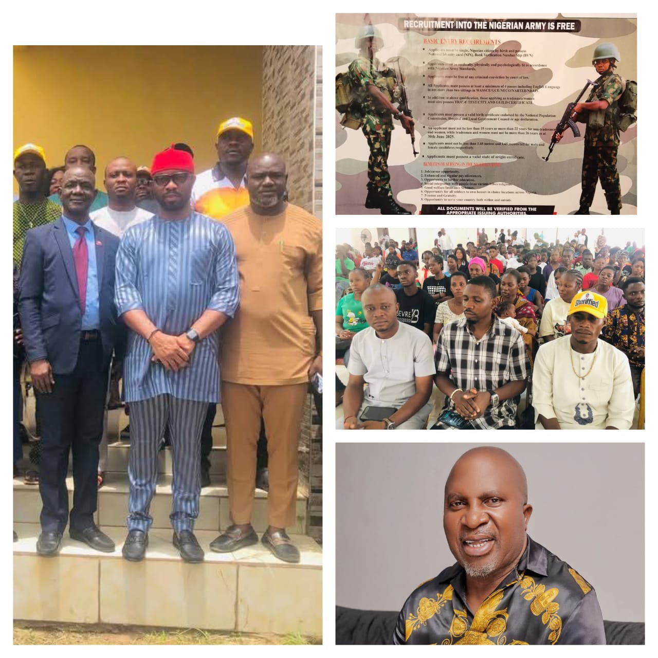 Oborevwori Urges Delta Youths to Enroll in Military, Paramilitary Services