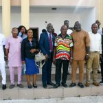 Executive Chairman of Warri South West Local Government Council, Hon. Sylvester Oromoni and Delta State Government’s Committee on Military and Paramilitary Youth Enlistment Awareness, in Ogbe-Ijoh on Monday
