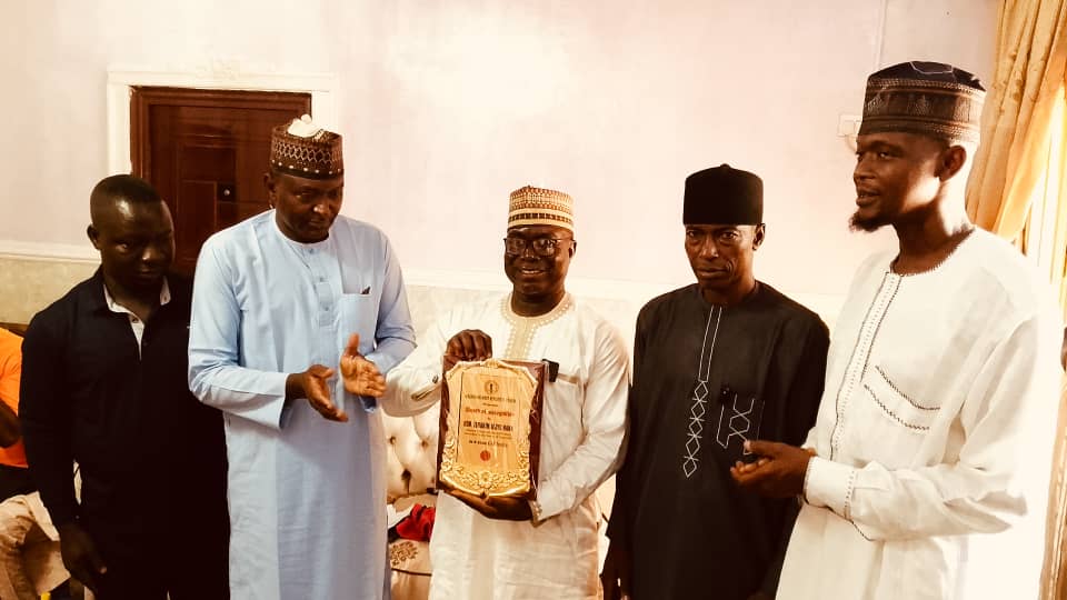 Hon Ibrahim Aliyu Nana, Member representing Keffi West Constituency at the Nasarawa State House of Assembly honored with award of excellence