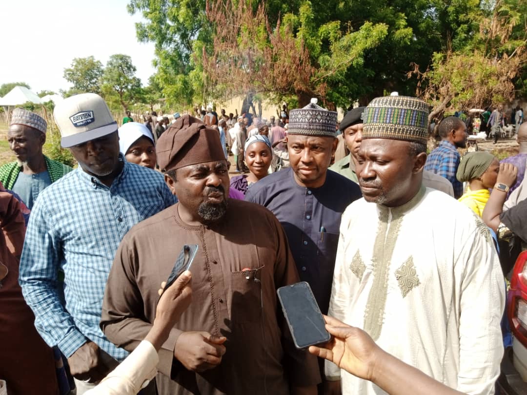 Chairman House Committee on Local Government and Chieftaincy Affairs Hon. Musa Abubakar Ibrahim and Toto LGC Executive Chairman, Pharm. Ahmed Baba Yahaya