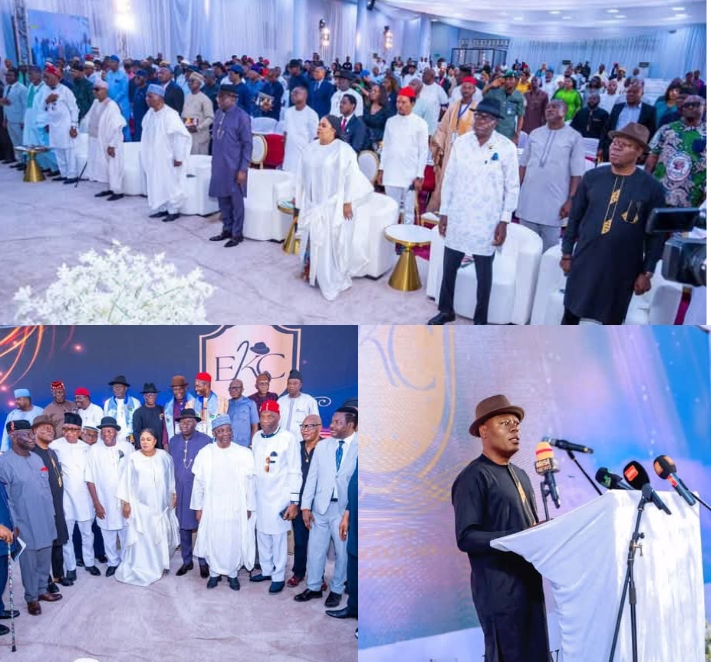 Oborevwori hails late Edwin Clark as a national icon, urges Nigerians to emulate his legacy