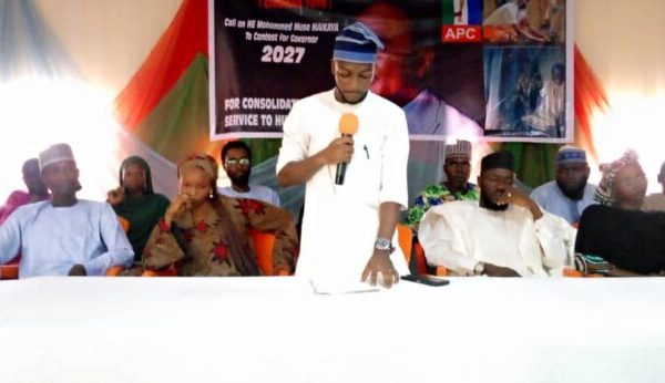 2027: Why We Endorse Maikaya for Nasarawa Governorship Election, Coalition of Youths, Women (Watch Video) Coalition leader Yahaya David alongside other members during a press conference in Lafia on Monday