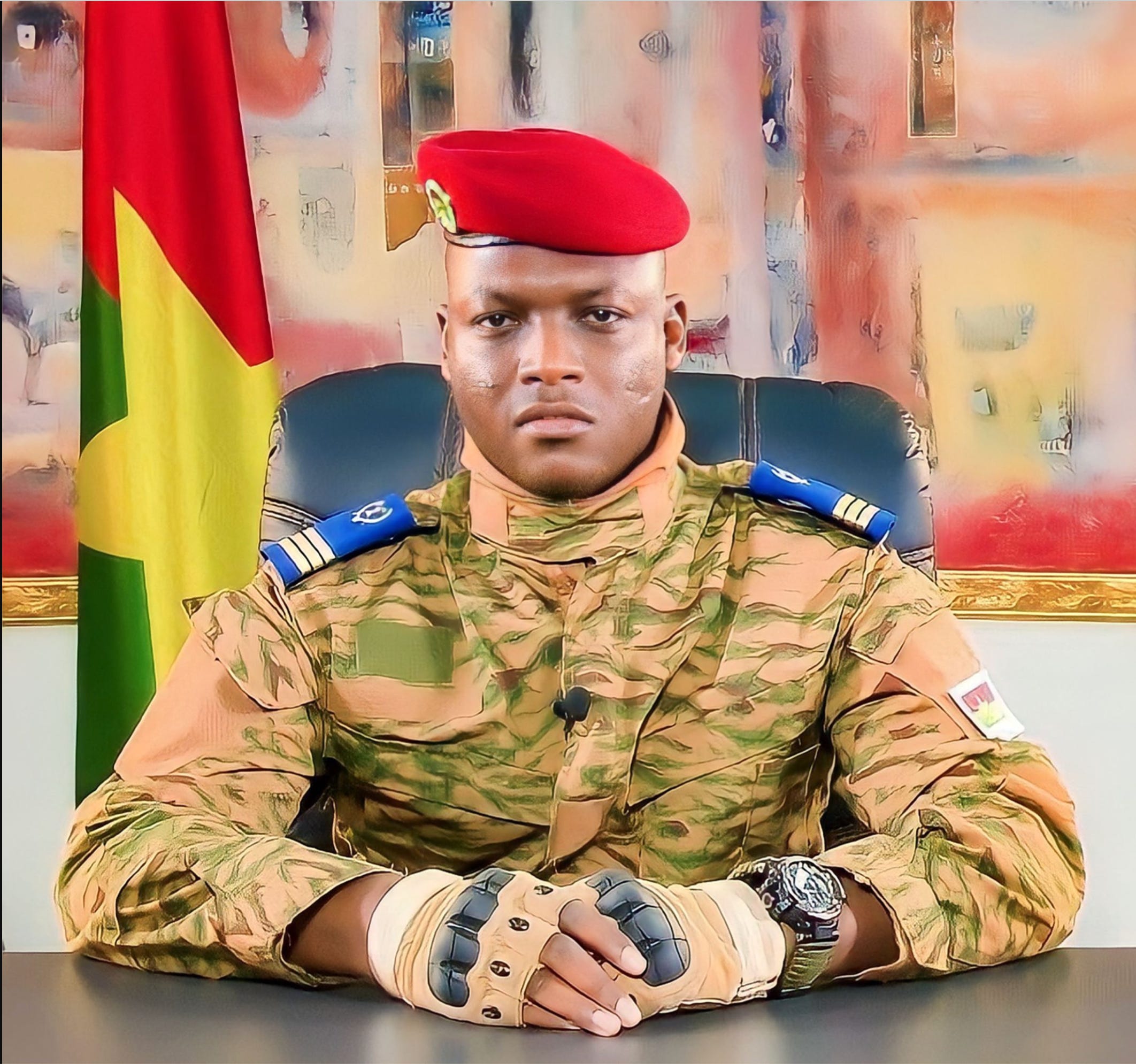 President Ibrahim Traoré of Burkina Faso