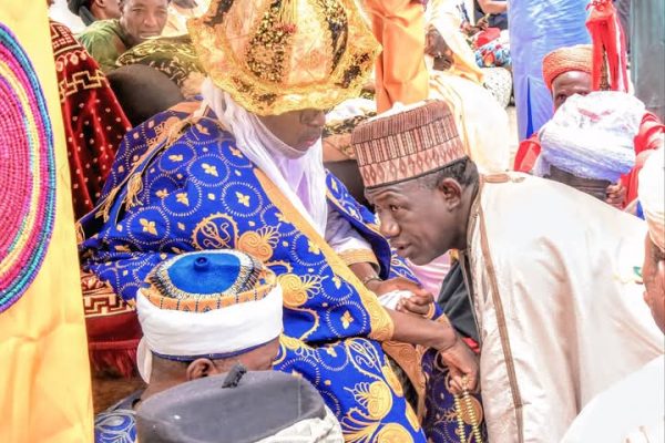 Eid-EL-Kabir: Reign of Ohimegye Saidu Akawu will witness significant socio-economic devt.- Engr. Bashir Gegu Ohimegye Igu Koton-Karfe Kingdom, His Royal Majesty, Dr. Saidu Akawu Salihu and Engr. Muhammed Abubakar Bashir Gegu, the Commissioner for Solid Minerals and Natural Resources in Kogi State