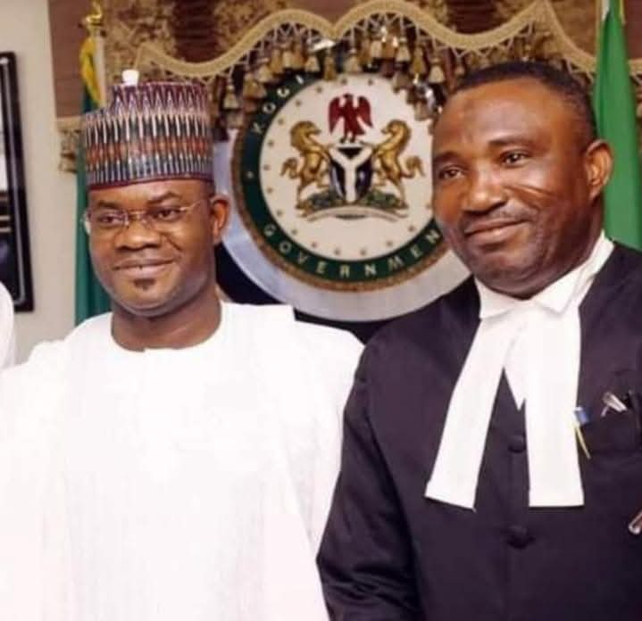 Former Kogi State Governor, Alhaji Yahaya Adoza Bello and Executive Chairman of Kogi State Civil Service Commission, Hon (Barr ) Muhammed Musa Tanko Osuku