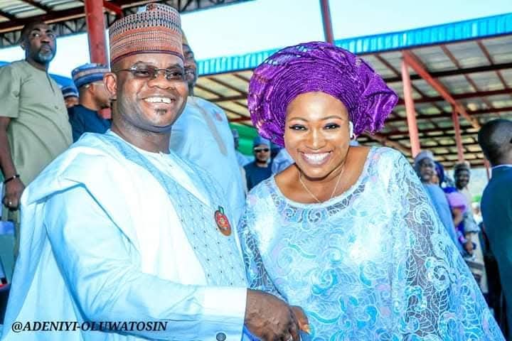 Former Kogi State Governor, Alhaji Yahaya Adoza Bello and Hon. Aishat Blessing Ekele, a former governorship aspirant in the All Progressives Congress (APC)