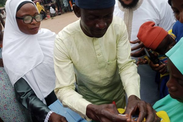 Toto LGC Chairman flags off National Immunization for Polio Plus Days Toto LGC Deputy Chairman, Hon Atnadu Sunday Yakubu