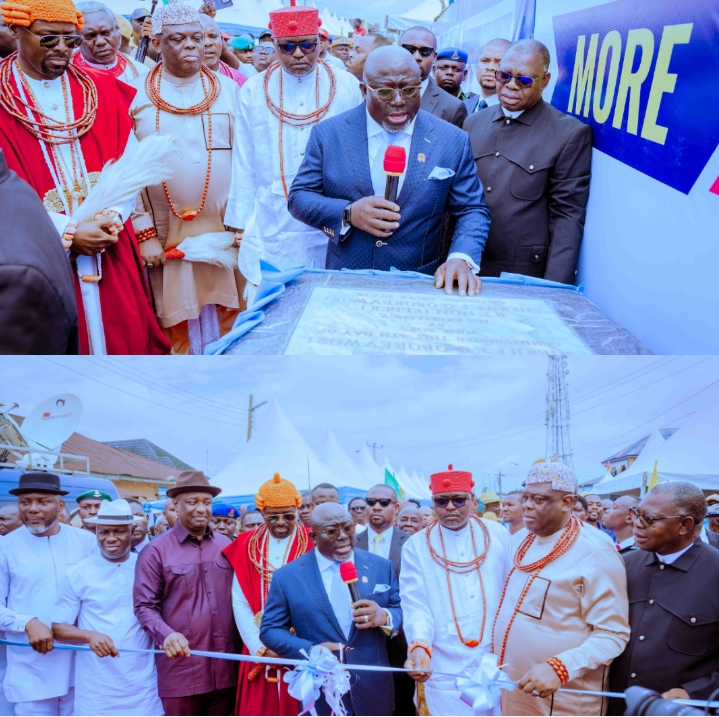 2ND ANNIVERSARY: Oborevwori Inaugurates Multiple Road Projects In Warri