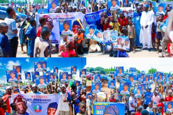Group praises Maikaya for mobilising over 1000 supporters to welcome President Tinubu in Nasarawa Maikaya supporters welcoming President Bola Ahmed Tinubu in Lafia, Nasarawa State