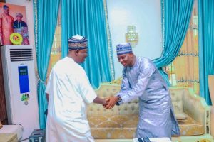 Former Nasarawa State House of Assembly Speaker, Rt. Hon Ibrahim Abdullahi Balarabe and incumbent Speaker, Rt. Hon Danladi Jatau