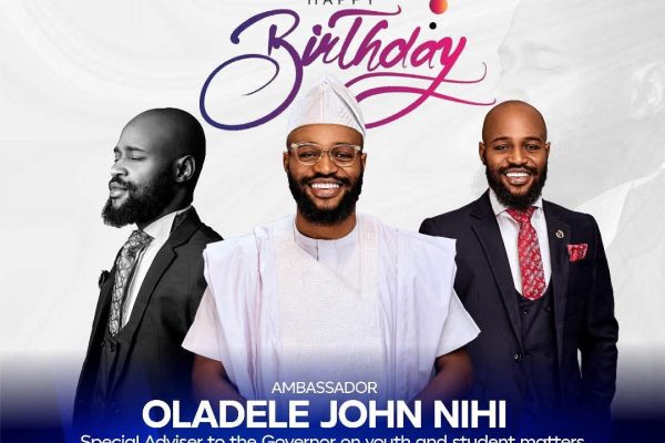 Kogi NYCN Chair, Comr. Benjamin Ojodale congratulates Special Adviser John Nihi on his birthday Ambassador Oladele John Nihi, the Special Adviser on Youth and Student Matters to the Kogi State Governor.