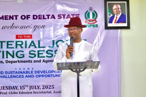 Delta State Commissioner for Works (Rural and Public Information), Mr. Charles Aniagwu