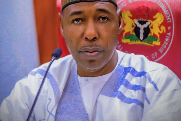 Cabinet Reshuffle: Zulum drops two commissioners, announces replacement Borno State Governor, Babagana Zulum