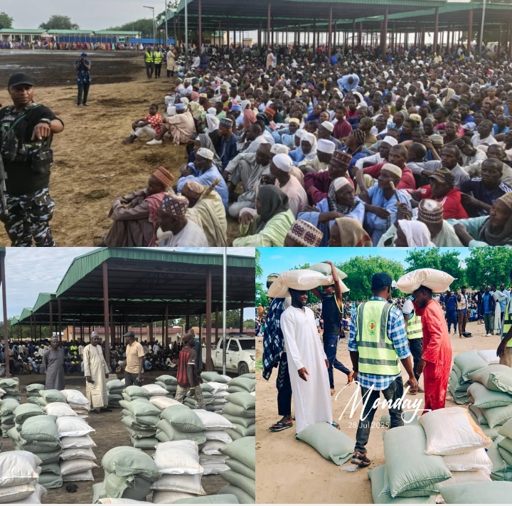 Zulum Flags Off Distribution of Palliatives to 57,647 Families in Gamboru Ngala