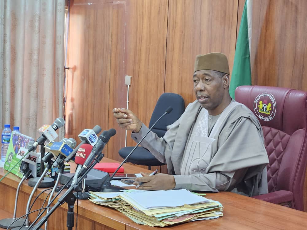 Borno State Governor Babagana Umara Zulum