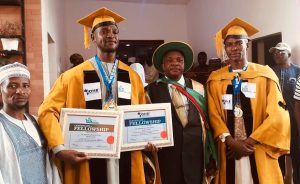 The Awardees in a group photograph together with Mr. Adedoyin Williams Owajoba, Executive Director, Registrar of the African Digital Health Research Institute.