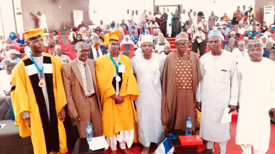 The awardees with CMD FMC KEFFI and other guests during the award ceremony.